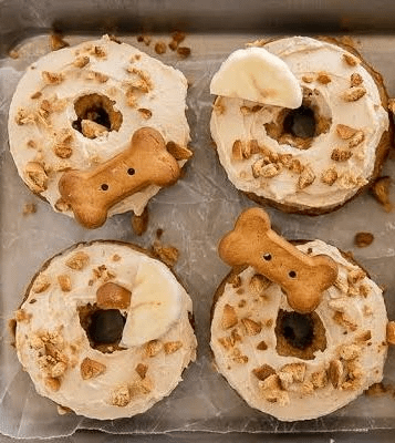 Peanut Butter & Banana Donuts (Packs of 6) - VEG
