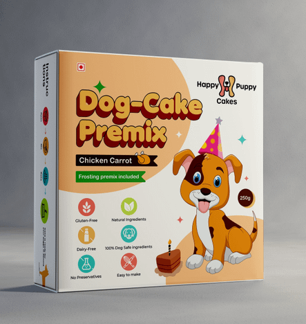 Chicken Carrot Dog Cake Premix (NON-VEG)