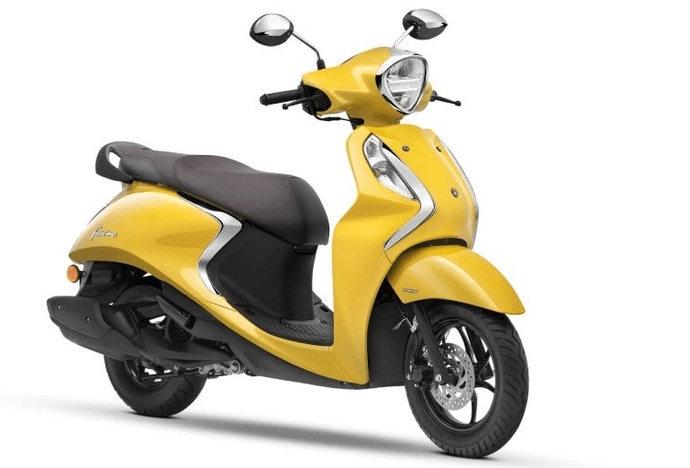 Rent fascino scooty in goa
