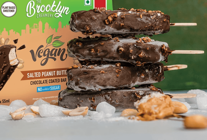 Vegan Salted Peanut Butter - Chocolate Coated Bars Multipack - 4 x 55ml