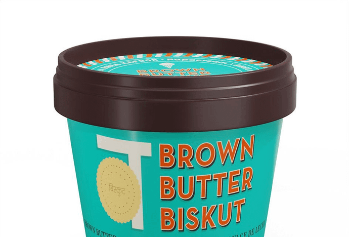 PapaCream X Rhea Kapoor- Brown Butter Biskut Ice Cream [100 ml]
