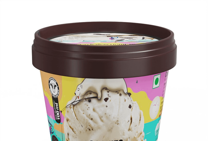 Papacream Cookie & Cream Ice Cream [100 ml]