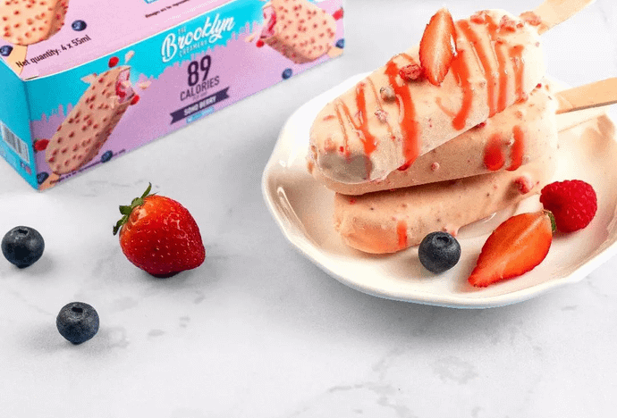 Soho Berry - White Chocolate Coated Ice Cream Bars Multipack - 4 x 55ml