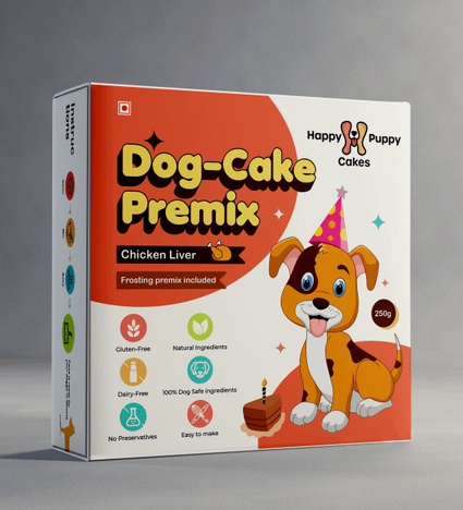 Chicken Liver Dog Cake PREMIX (NON-VEG)