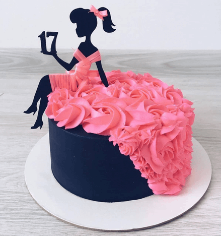 Floral Dress Cake