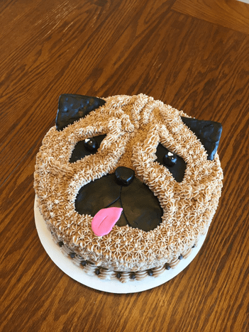Pug cake