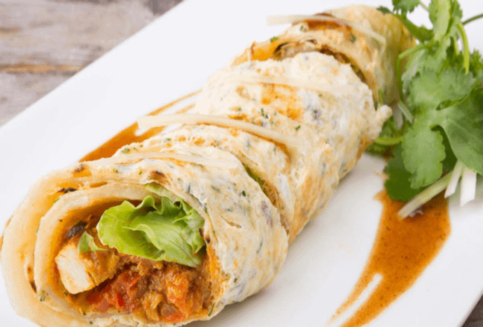 Mutton Seekh Kabab Roll