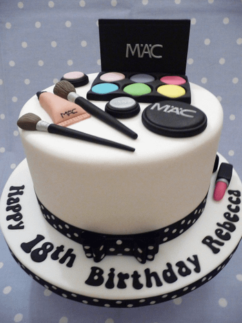 Makeup Theme Cake