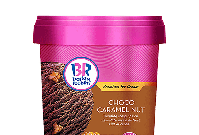 Baskin Robbins Choco Caramel Nut 450ml-tub