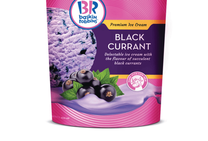 Baskin Robbins Black Currant -450ml-tub