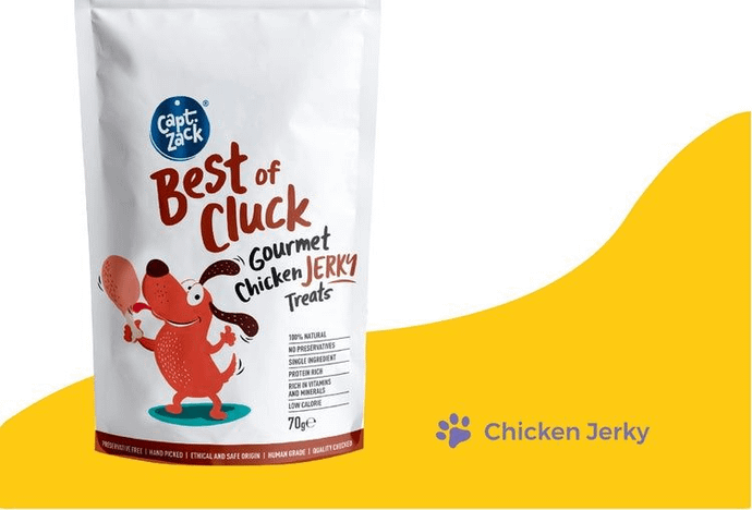 Best of Cluck Real Chicken Jerky Human Grade Treats for Dogs, 70g