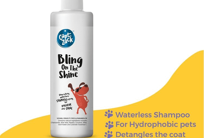 Bling on The Shine Waterless Shampoo Spray for Dogs, 250 ml