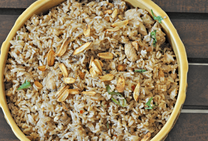 Chicken Garlic Fried Rice