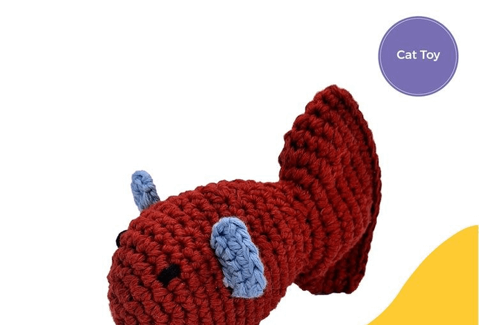 Crochet Fish, Cat Toy