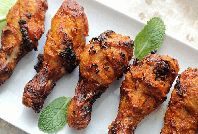 Chicken Flesh Tangdi Kabab (6 Pcs)