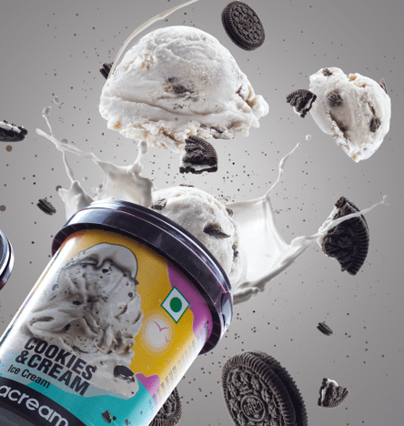 Papacream Cookie & Cream Ice Cream [500 ml]
