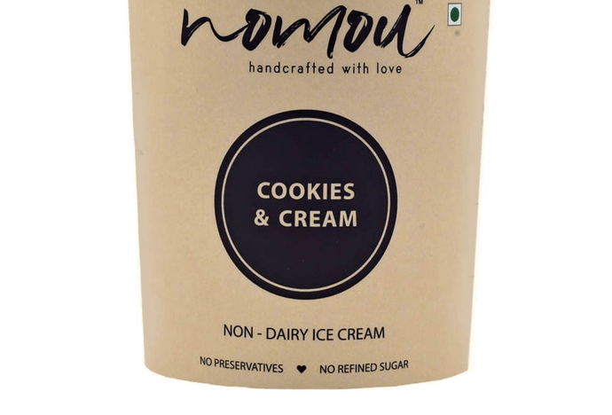 Nomou Vegan Cookies & Cream Ice Cream- 500ml