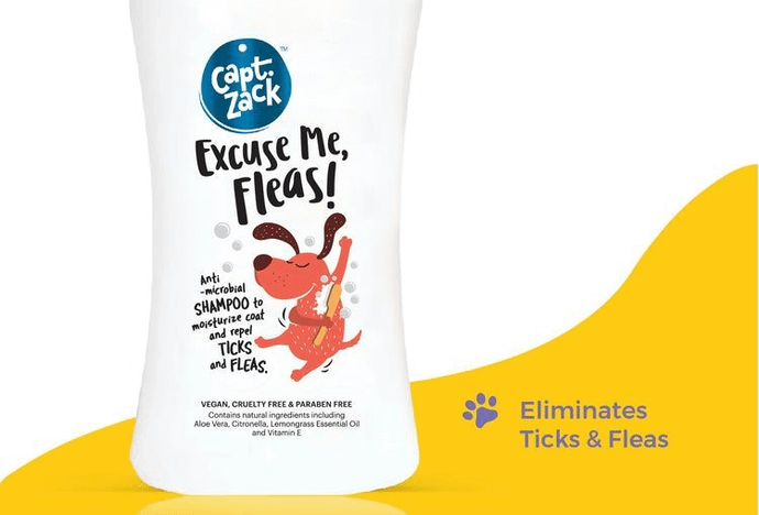 Excuse Me, Fleas! Anti-Microbial Shampoo for Dogs, 200 ml