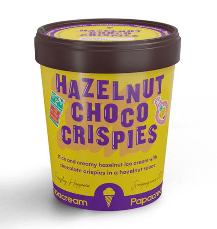 Papacream Hazelnut Choco Crispies [500ML]