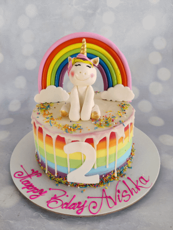 Unicorn Drip Cake