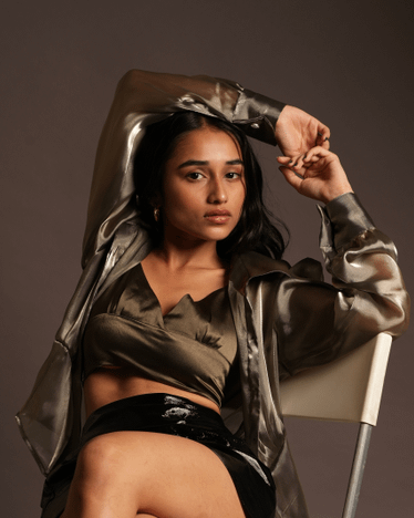 The Champagne Celèste jacket