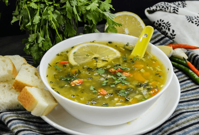 Chicken Lemon Coriander Soup