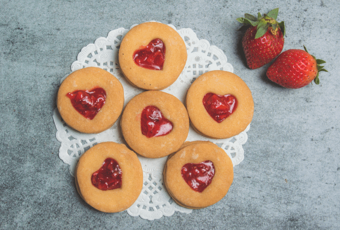 Linzer Heart Cookies (Box of 6)