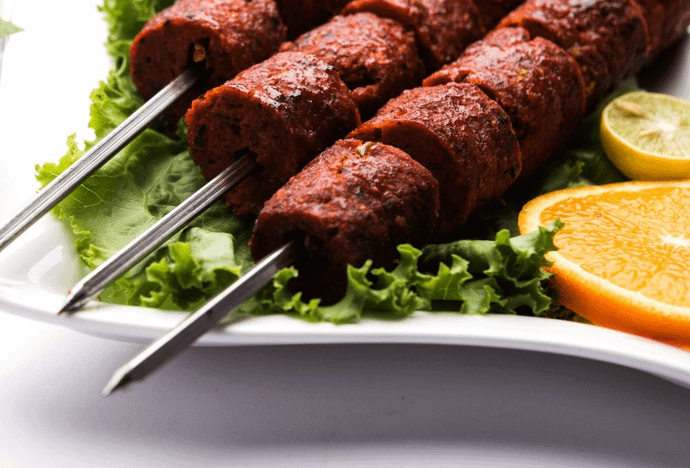 Mutton Seekh Kabab (4 Pcs)