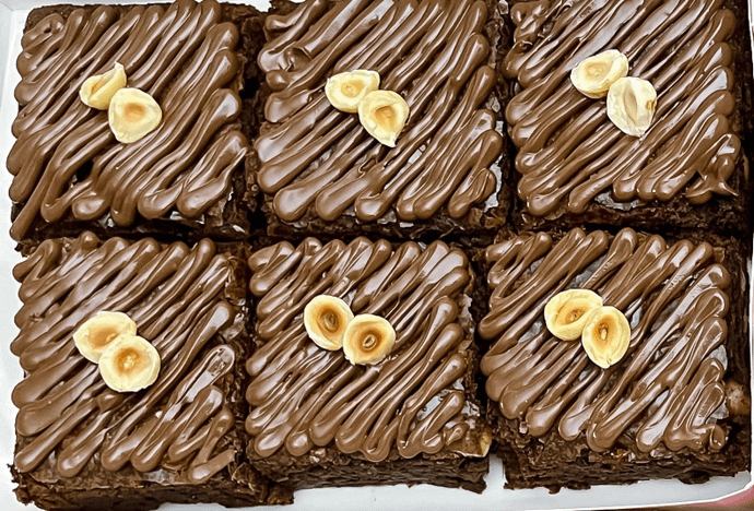 Nutella Hazelnut Brownies