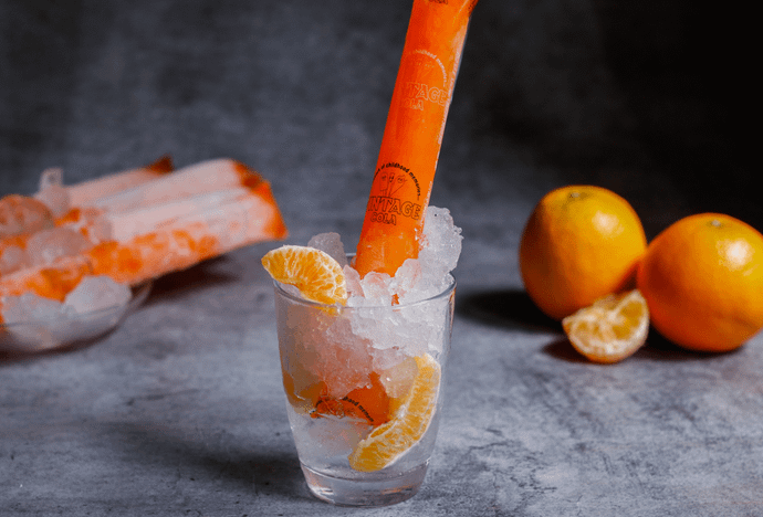 Orange Vintage Ice Candy