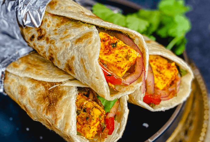 Paneer Tikka Roll