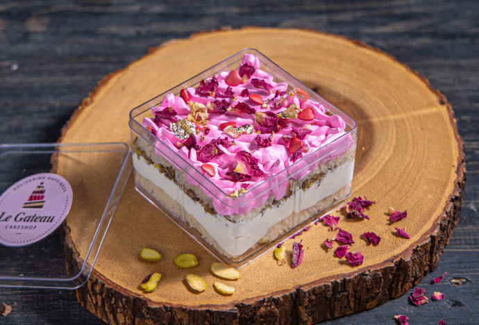 Pistachio Rose Cake Tub (300g)