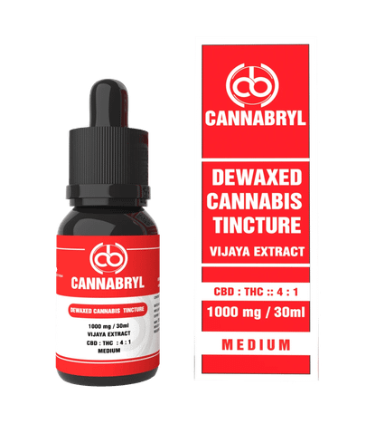 Cannabryl Dewaxed Tincture 4:1 CBD : THC (1000 mg- 3000mg) - 30 ML