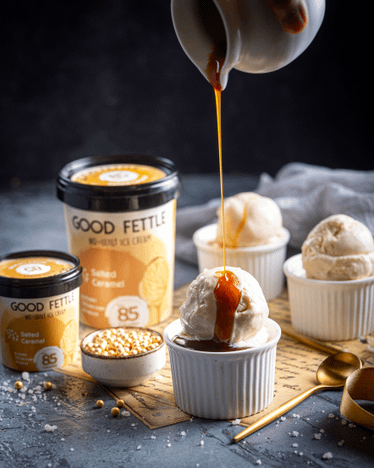 Salted Caramel – 125ml Cup. Good Fettle.