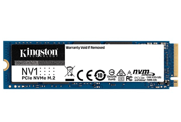 Kingston NV1-E 250G M.2 2280 NVMe PCIe External Solid State Drive (SSD) Up to 2100 MB/s SNVSE/250G With NVME to USB Convertor