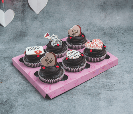 Valentine Cupcakes (Box of 6)