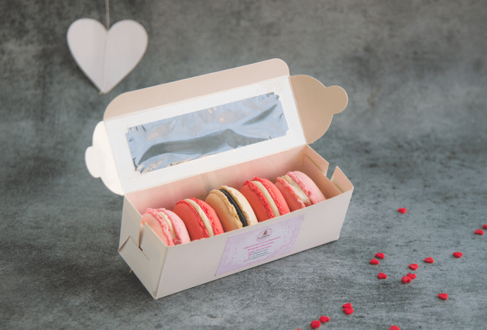 Valentine Macarons (Box of 5)