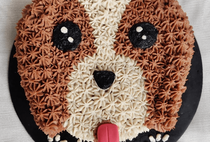 Beagle Face Cake