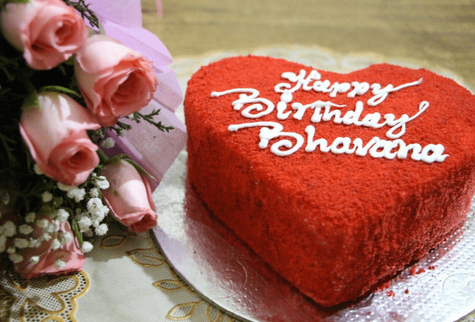 Cake & Flowers Combo