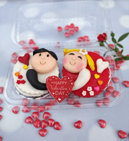 Made For Each Other Cupcake Set (Box of 2)