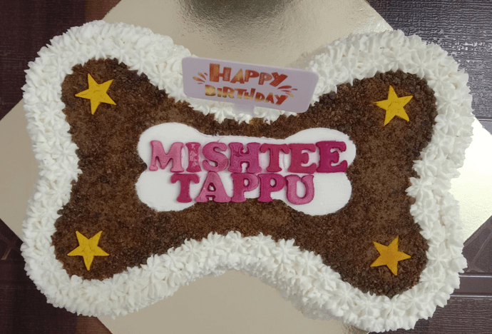 Liver Crumble Cake -1kg (Bone shape)