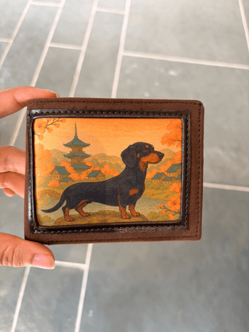 Dachshund wallet