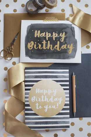 Modern Birthday Cards