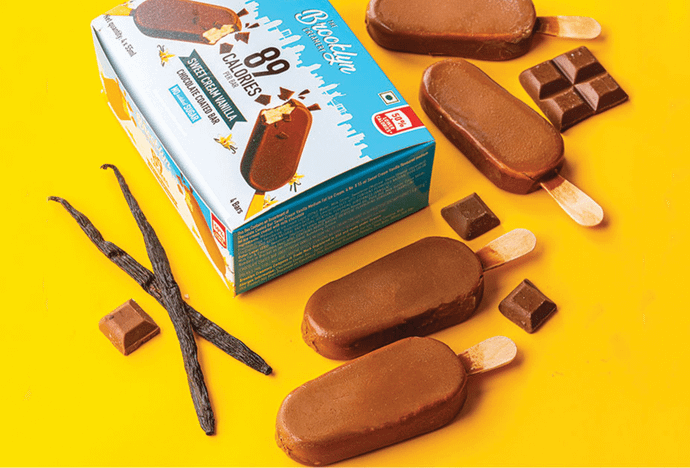 Vanilla Ice Cream Bars Multipack - 4 x 55ml