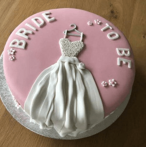 Bride To Be Dress Cake