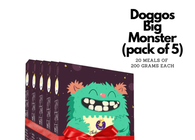 Doggos Big Monster - Fresh Dog Food (5 Boxes of 800g each)
