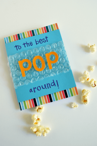 Pop the Bubble Wrap Card