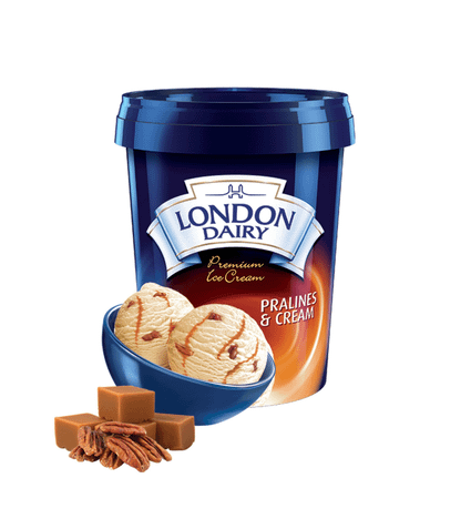 London Dairy Pralines & Cream (serves 4)