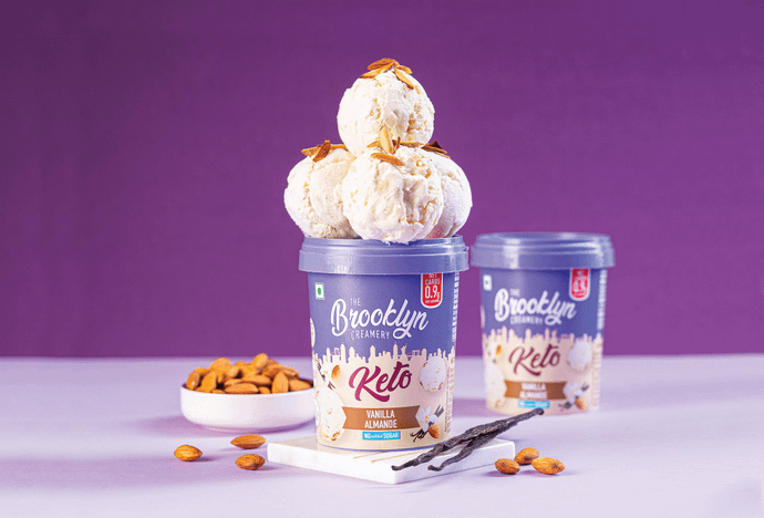 Brooklyn Creamery Vanilla Almande Keto- 450ml-Tub