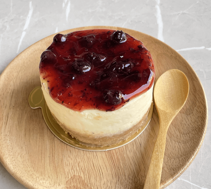 Blueberry Mini Baked Cheesecake